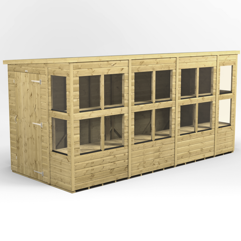 Fast Delivery Purewell Power Premium Pent Potting Shed
