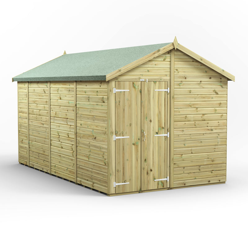 Extras | Double Door Option | Fast Delivery Power Premium Windowless Shiplap Apex Shed