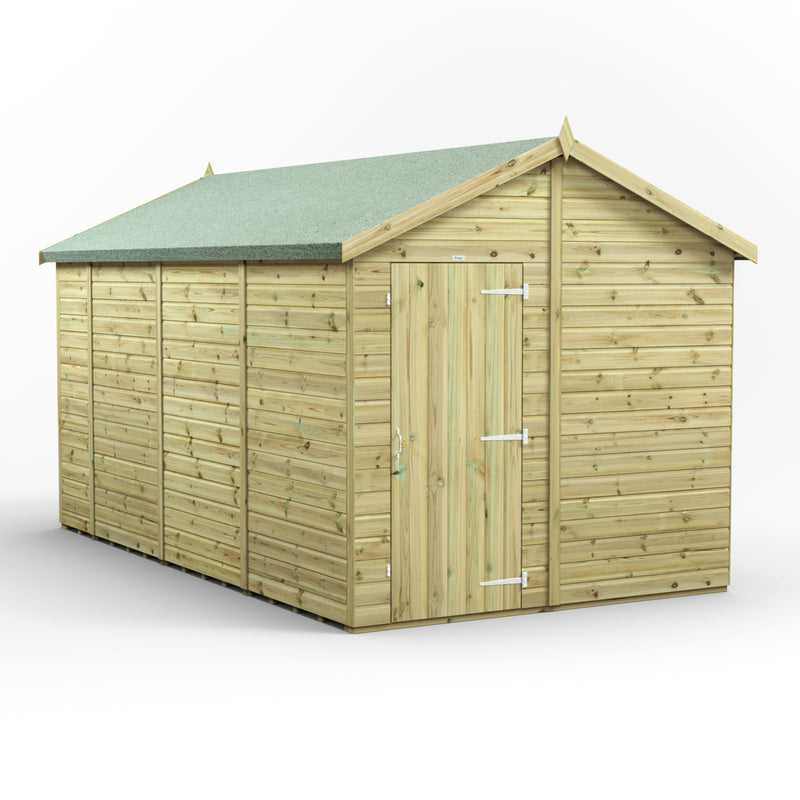 Fast Delivery Power Premium Windowless Shiplap Apex Shed