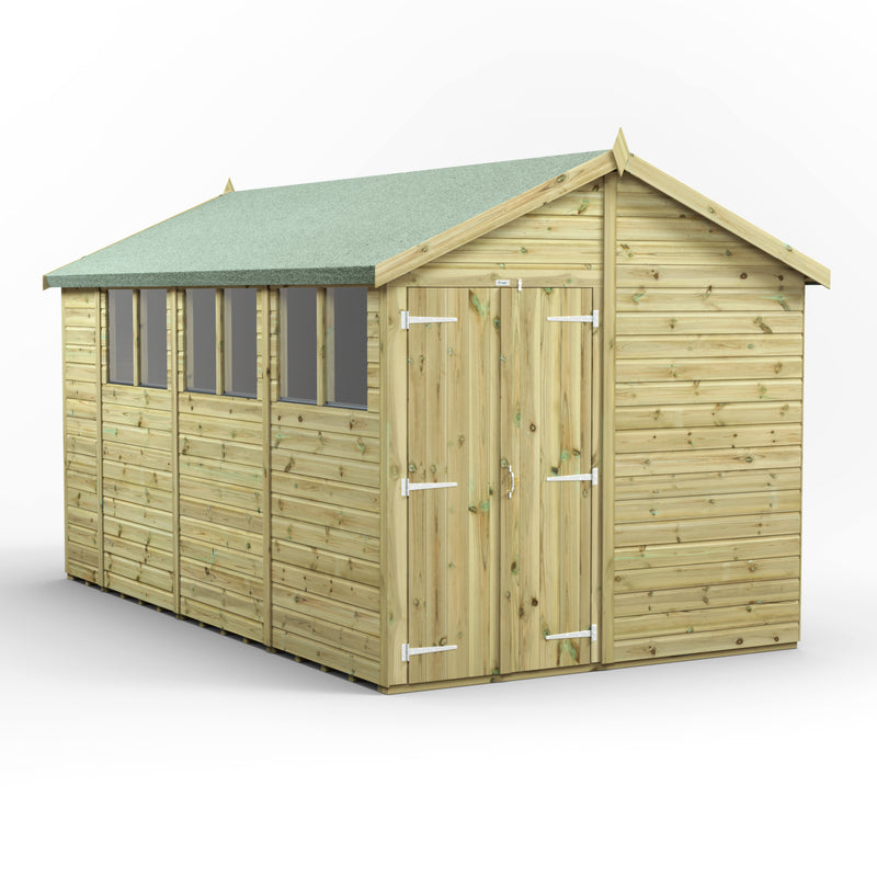 Extras | Double Door Option | Fast Delivery Power Premium Shiplap Apex Shed