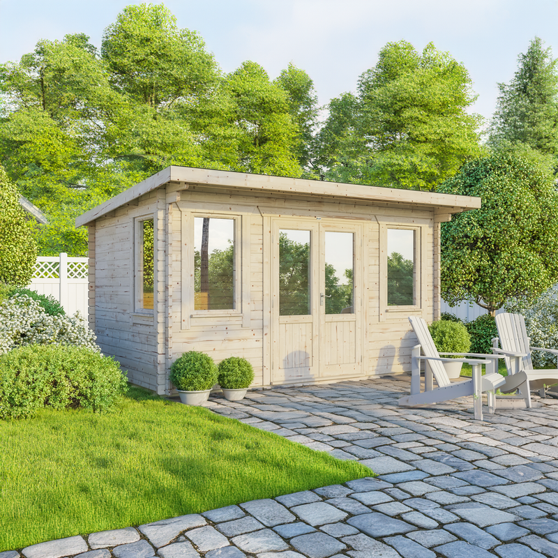 Express Power Classic Pent Log Cabin