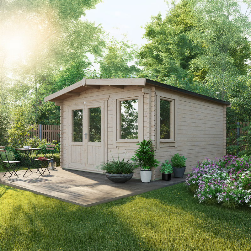 Express Power Classic Chalet Log Cabin 44mm