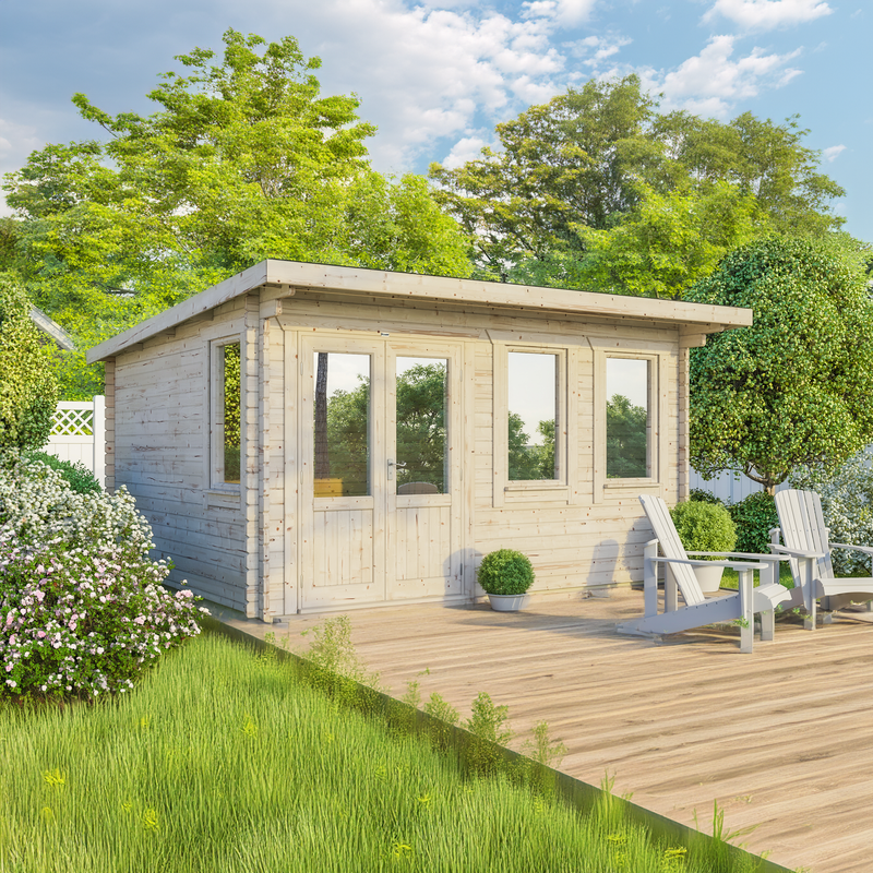 Express Power Classic Pent Log Cabin