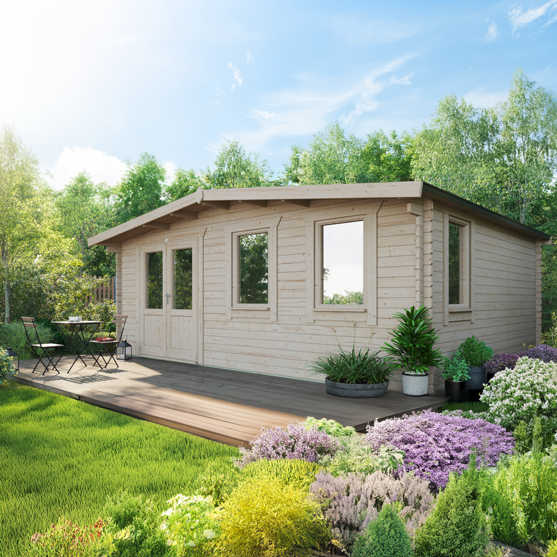 Express Power Classic Chalet Log Cabin 44mm