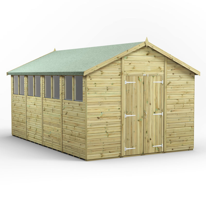 Extras | Double Door Option | Fast Delivery Power Premium Shiplap Apex Shed