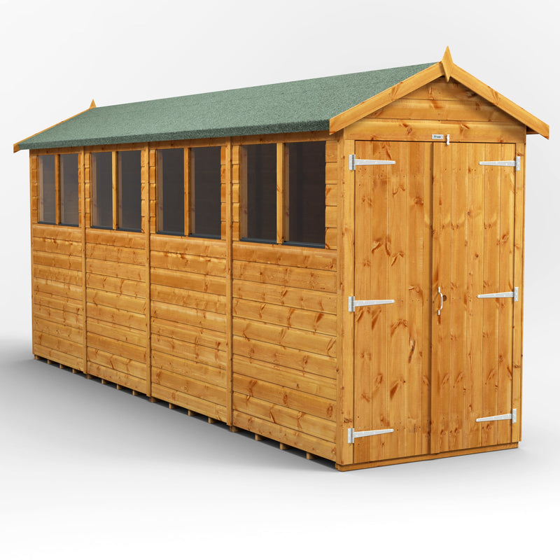 Extras | Double Door Option | Fast Delivery Power Premium Shiplap Apex Shed