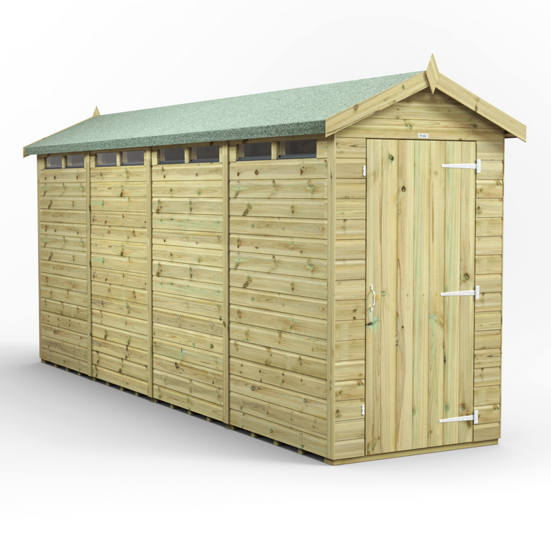Fast Delivery Purewell Power Premium Security Shiplap Apex Shed