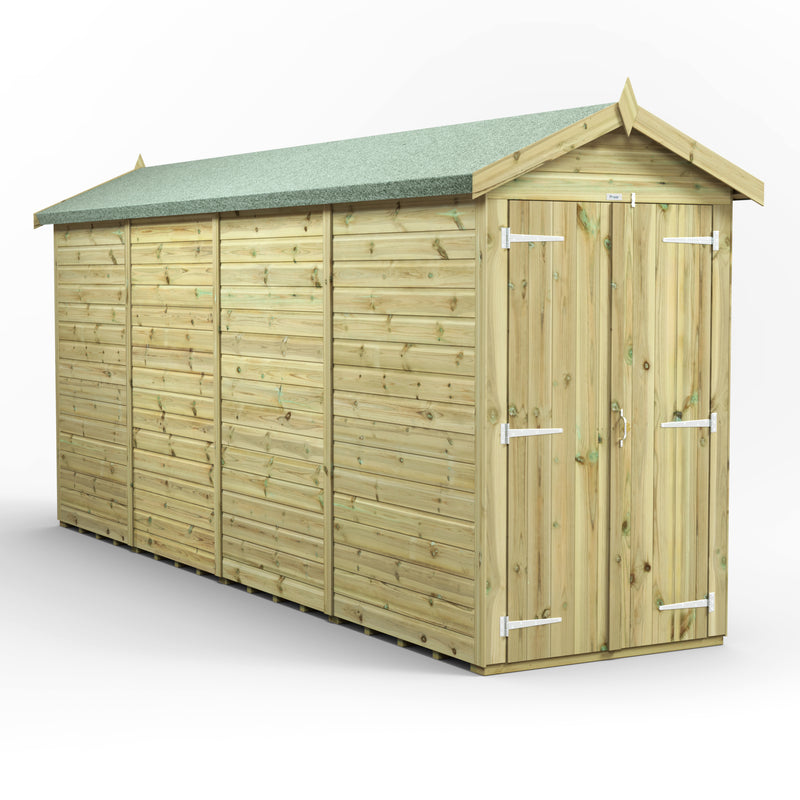 Extras | Double Door Option | Fast Delivery Power Premium Windowless Shiplap Apex Shed