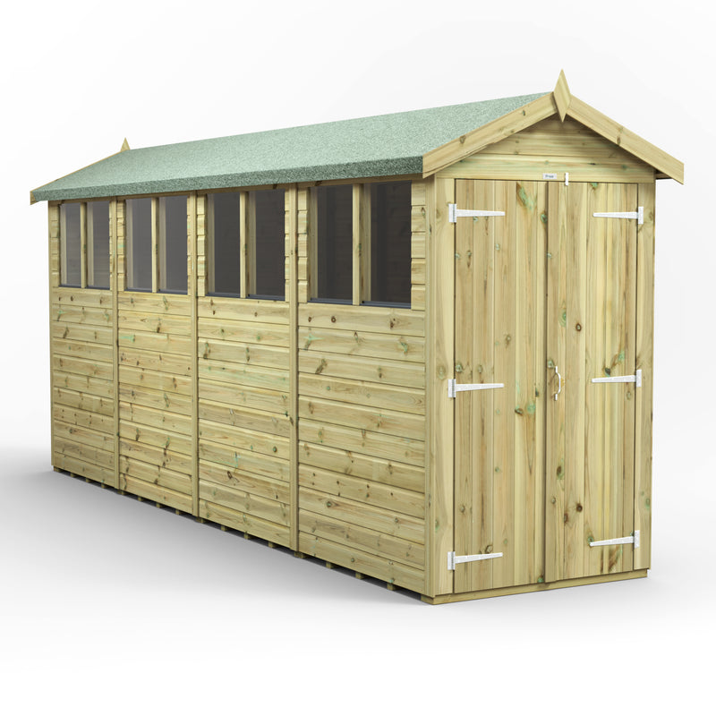 Extras | Double Door Option | Fast Delivery Power Premium Shiplap Apex Shed