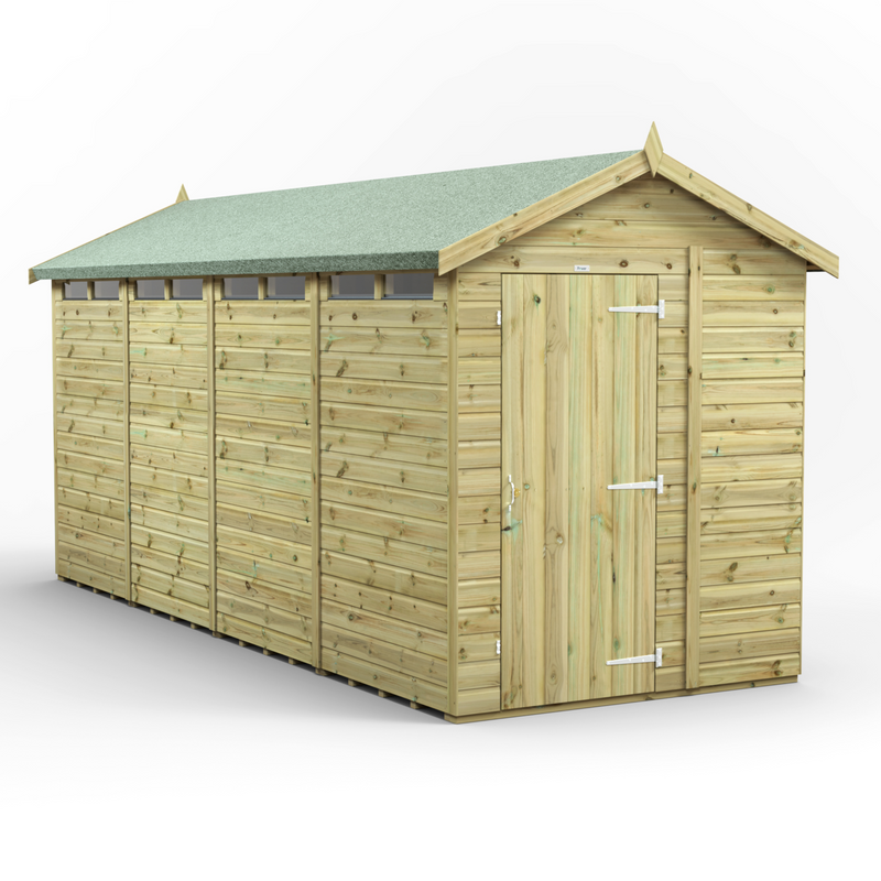 Fast Delivery Purewell Power Premium Security Shiplap Apex Shed