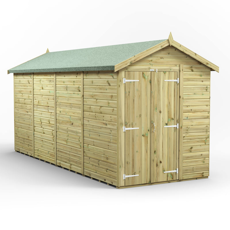 Extras | Double Door Option | Fast Delivery Power Premium Windowless Shiplap Apex Shed