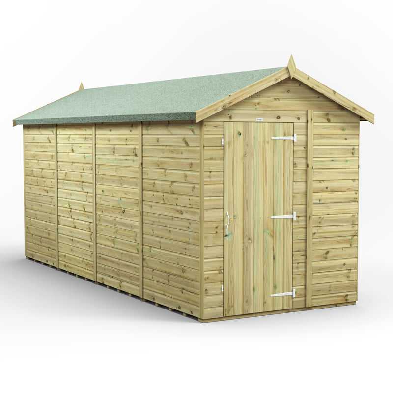 Fast Delivery Power Premium Windowless Shiplap Apex Shed