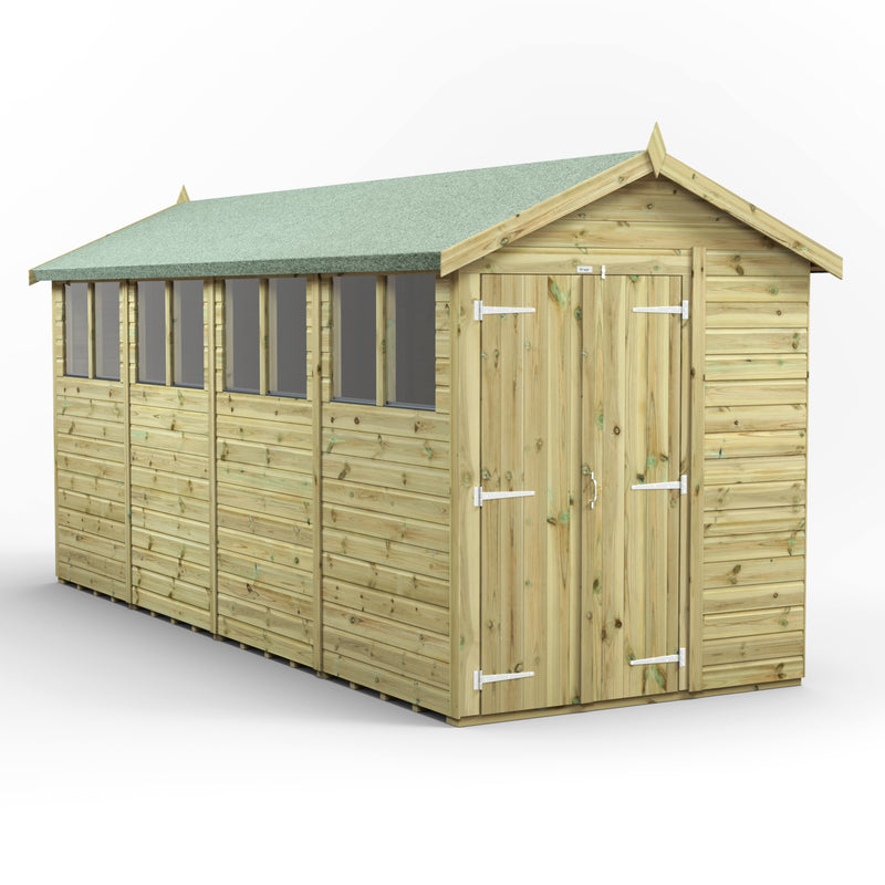 Extras | Double Door Option | Fast Delivery Power Premium Shiplap Apex Shed