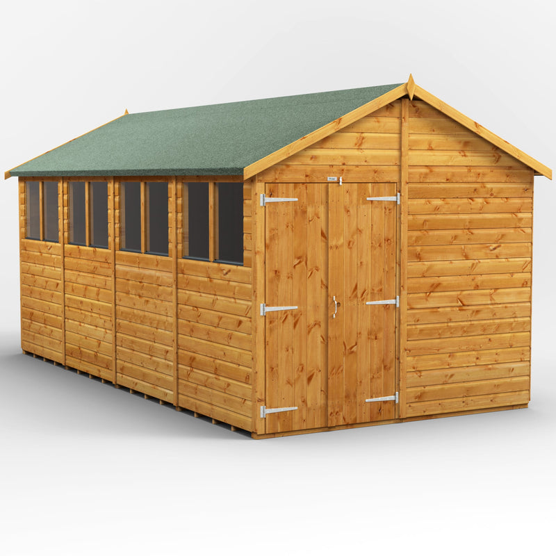 Extras | Double Door Option | Fast Delivery Power Premium Shiplap Apex Shed