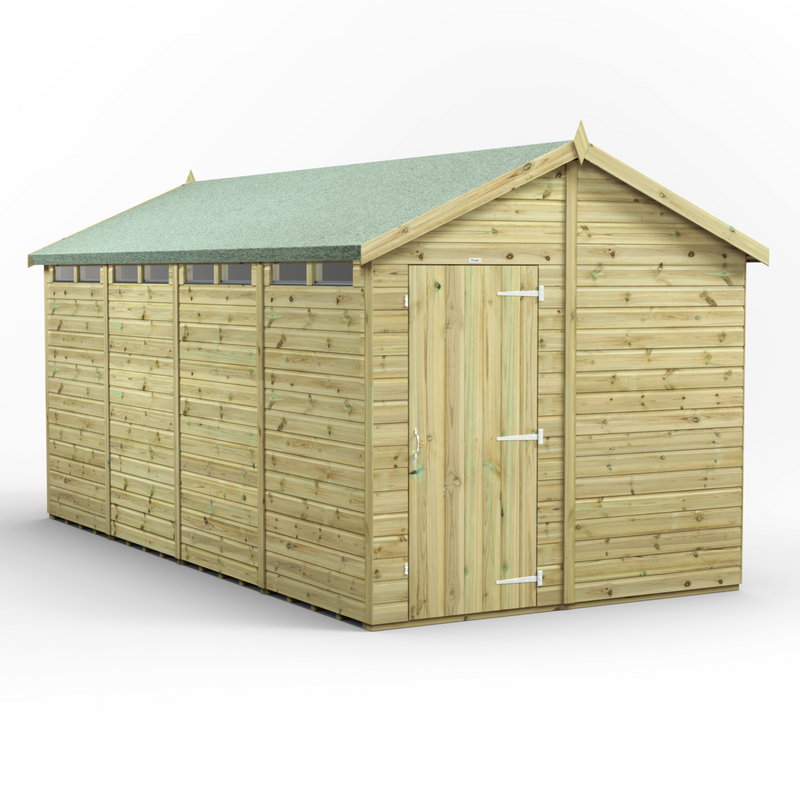 Fast Delivery Purewell Power Premium Security Shiplap Apex Shed