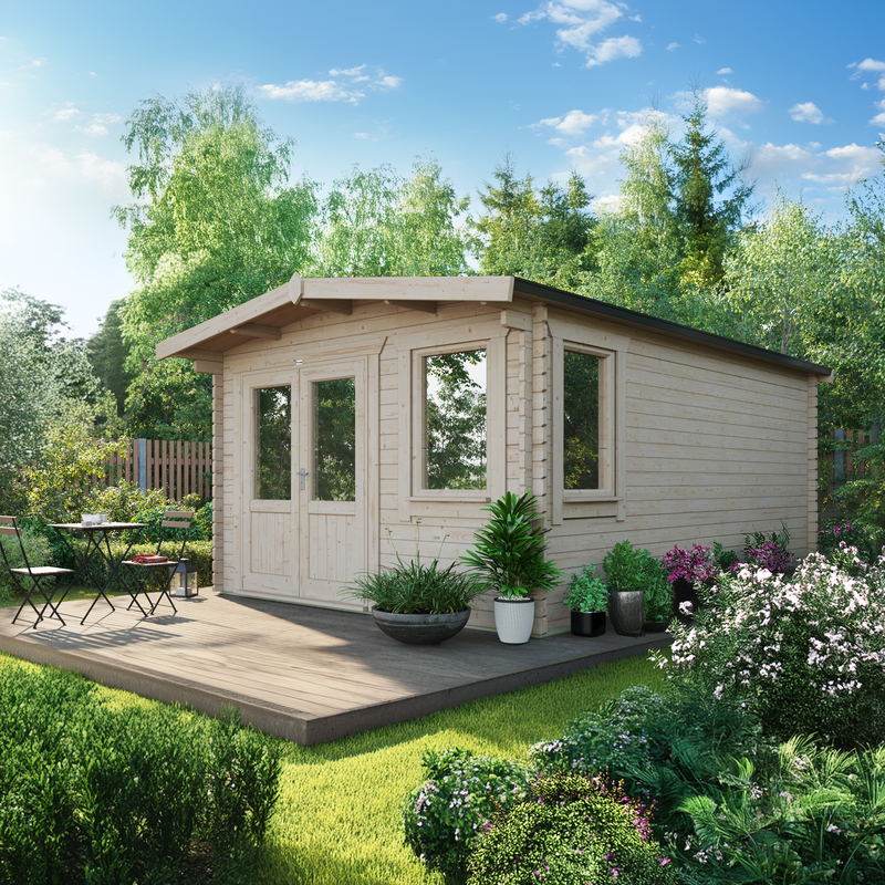 Express Power Classic Chalet Log Cabin 44mm