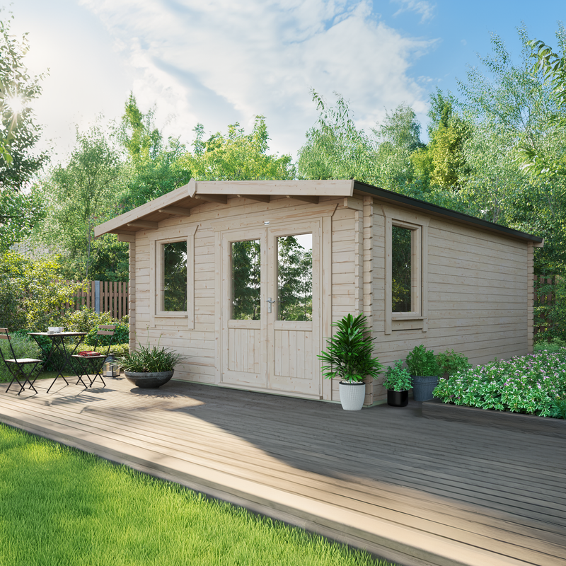 Express Power Classic Chalet Log Cabin 44mm