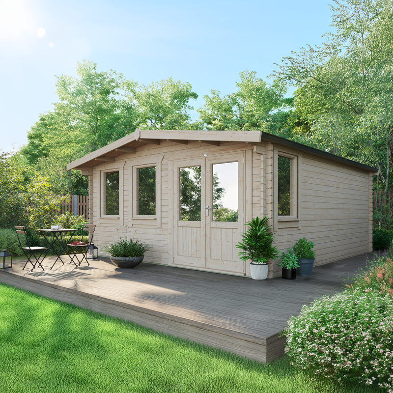 Express Power Classic Chalet Log Cabin 44mm
