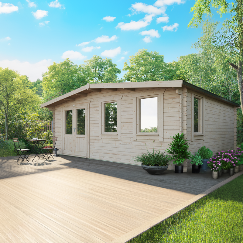 Express Power Classic Chalet Log Cabin 44mm