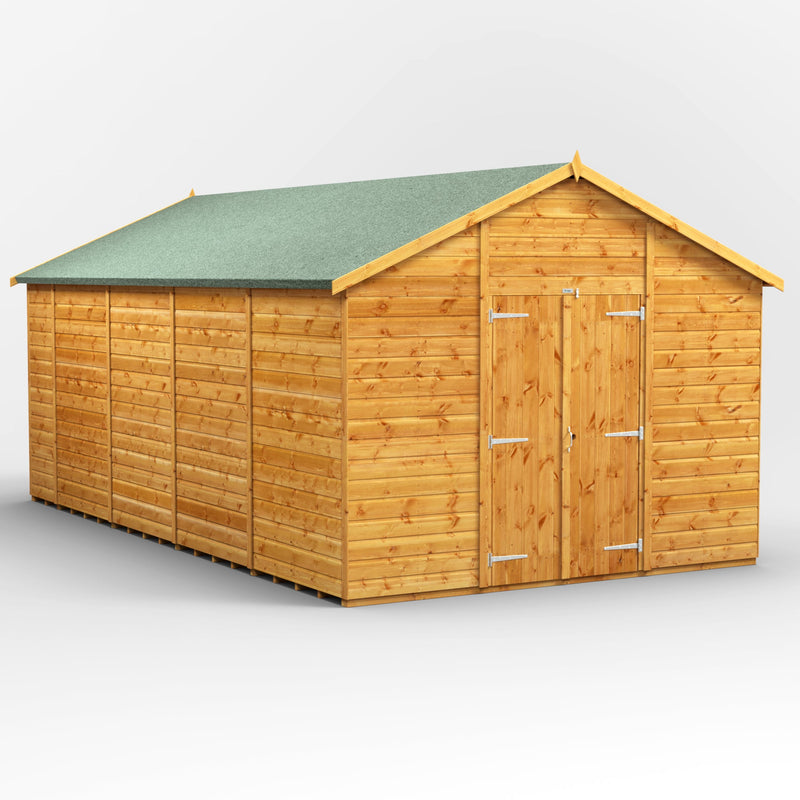 Extras | Double Door Option | Fast Delivery Power Premium Shiplap Apex Shed