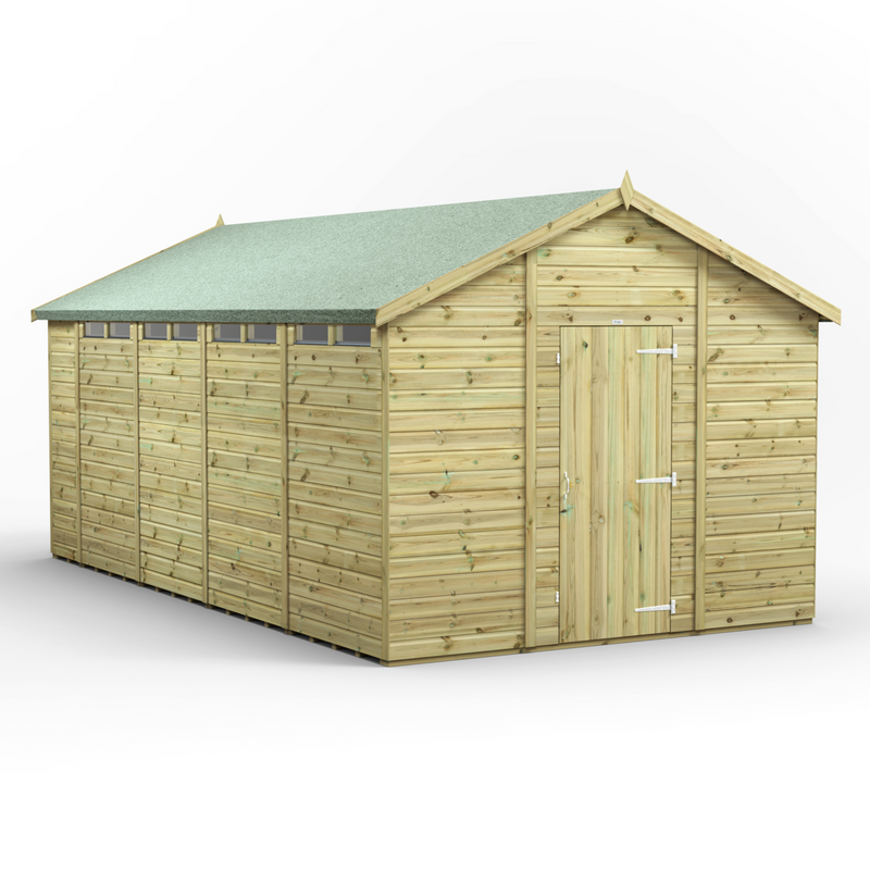 Fast Delivery Purewell Power Premium Security Shiplap Apex Shed