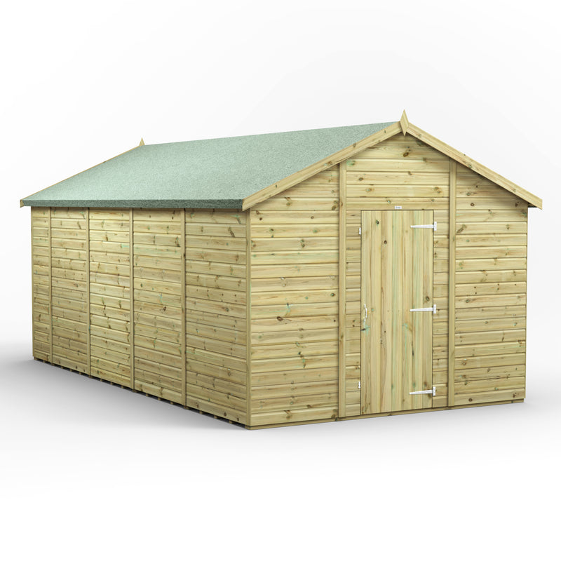 Fast Delivery Power Premium Windowless Shiplap Apex Shed