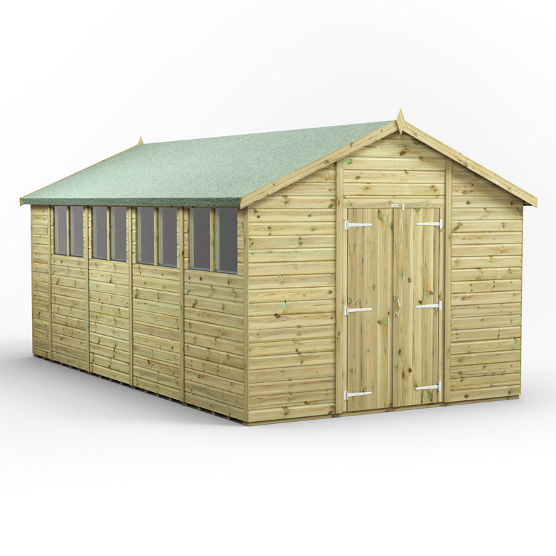 Extras | Double Door Option | Fast Delivery Power Premium Shiplap Apex Shed