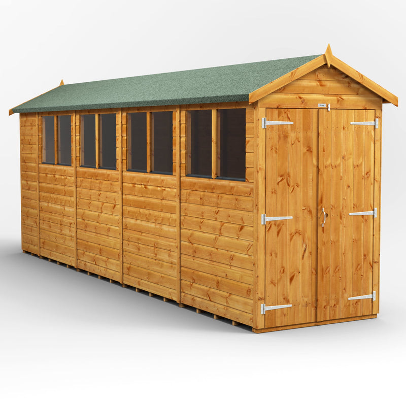 Extras | Double Door Option | Fast Delivery Power Premium Shiplap Apex Shed