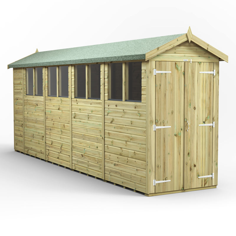 Extras | Double Door Option | Fast Delivery Power Premium Shiplap Apex Shed