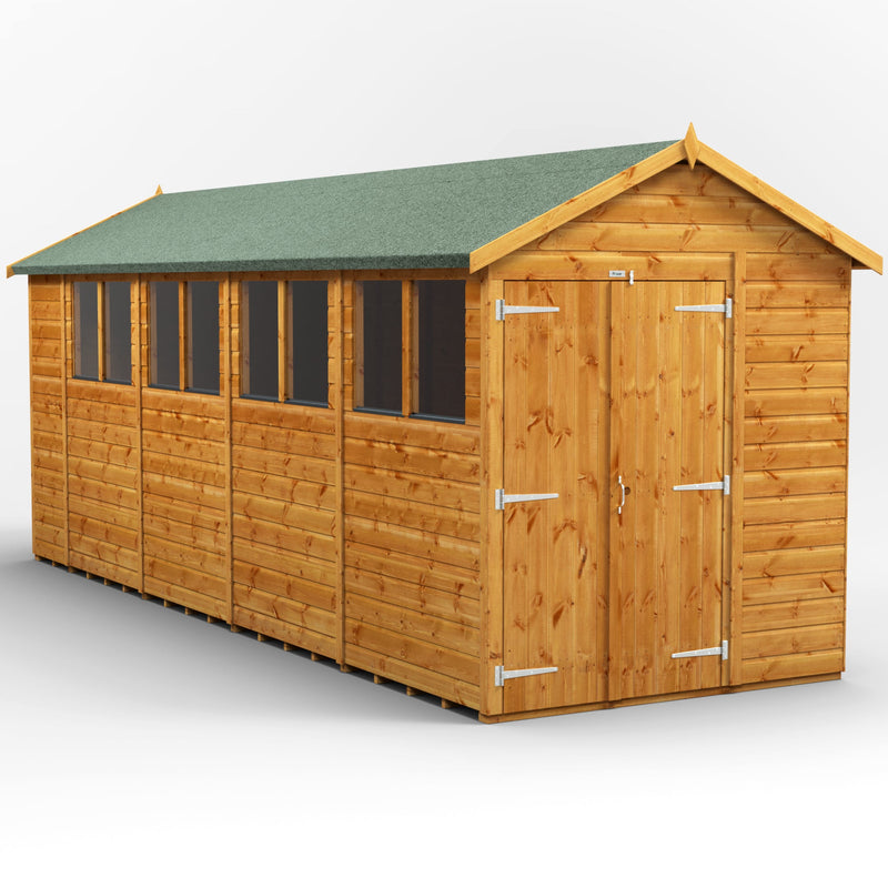 Extras | Double Door Option | Fast Delivery Power Premium Shiplap Apex Shed