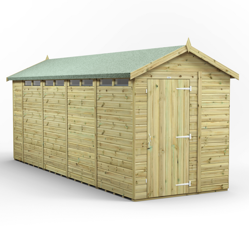 Fast Delivery Purewell Power Premium Security Shiplap Apex Shed