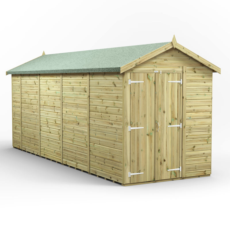 Extras | Double Door Option | Fast Delivery Power Premium Windowless Shiplap Apex Shed