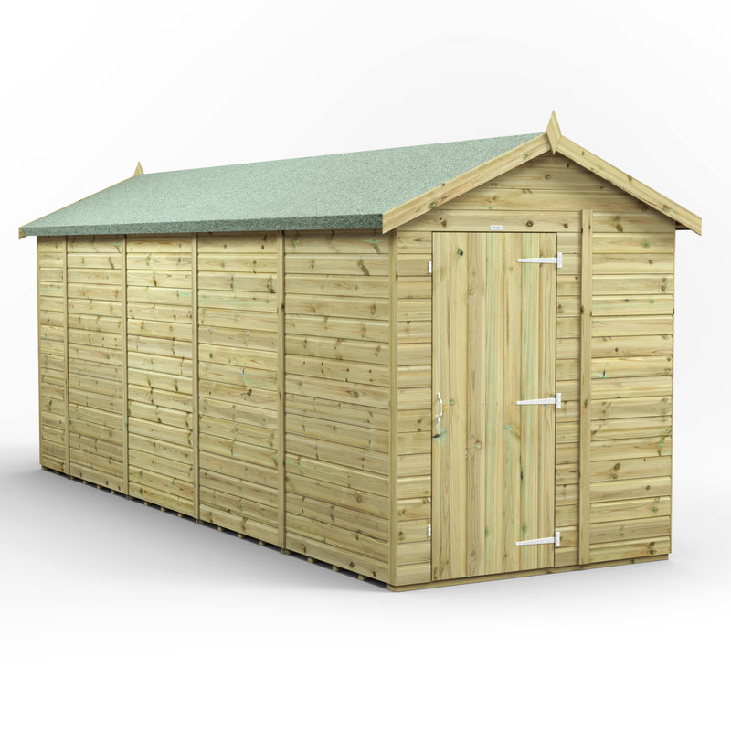 Fast Delivery Power Premium Windowless Shiplap Apex Shed