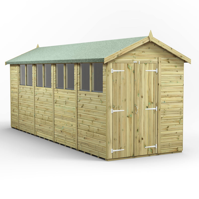 Extras | Double Door Option | Fast Delivery Power Premium Shiplap Apex Shed