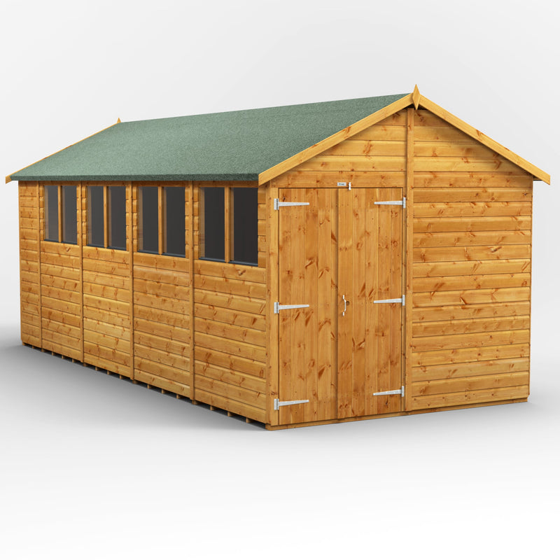 Extras | Double Door Option | Fast Delivery Power Premium Shiplap Apex Shed