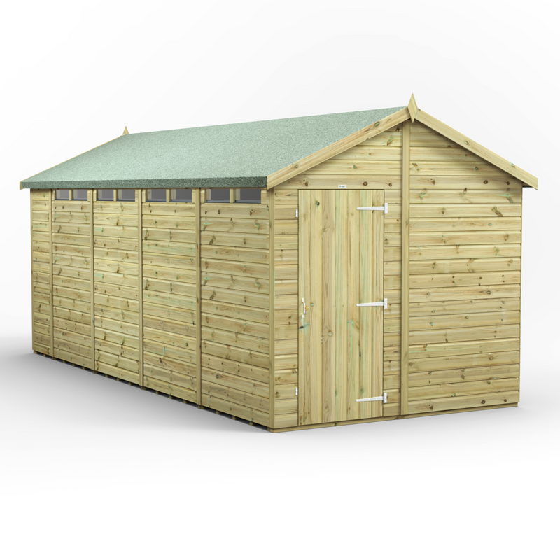 Fast Delivery Purewell Power Premium Security Shiplap Apex Shed