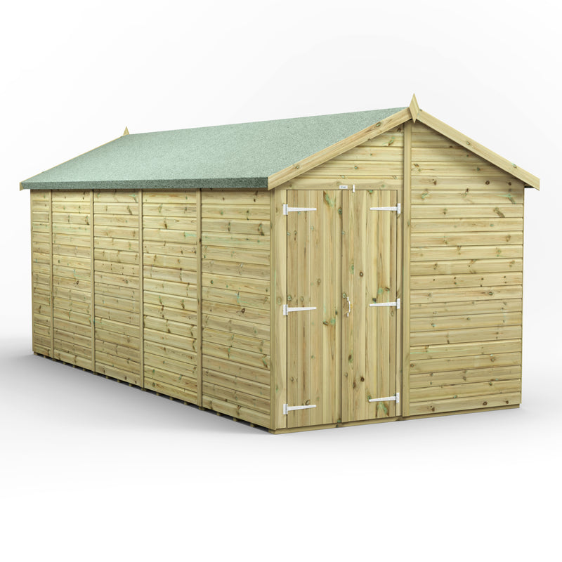 Extras | Double Door Option | Fast Delivery Power Premium Windowless Shiplap Apex Shed