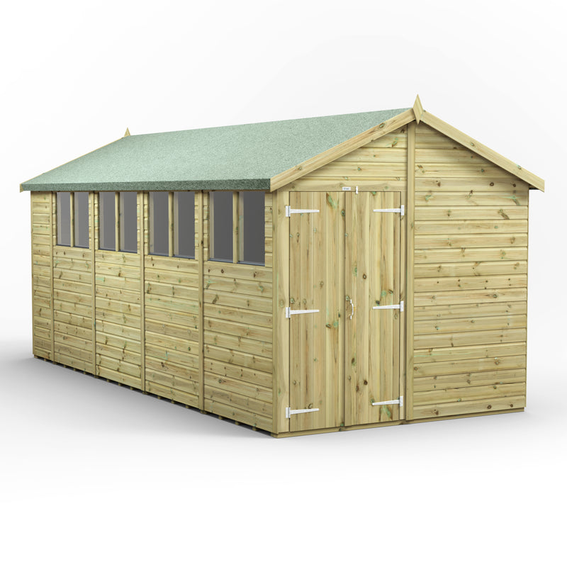 Extras | Double Door Option | Fast Delivery Power Premium Shiplap Apex Shed