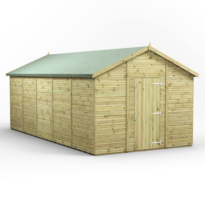 Fast Delivery Power Premium Windowless Shiplap Apex Shed