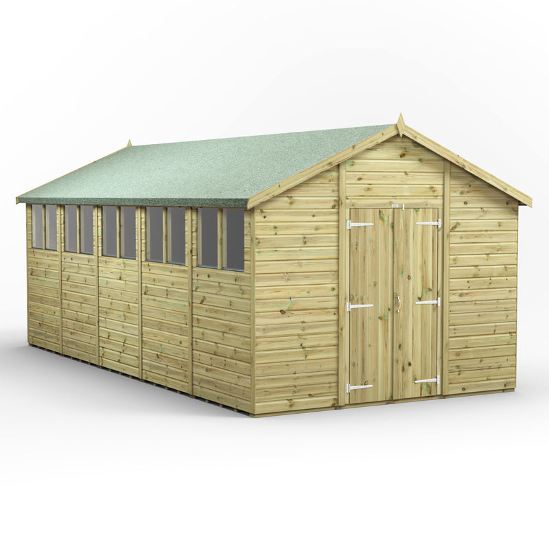 Extras | Double Door Option | Fast Delivery Power Premium Shiplap Apex Shed