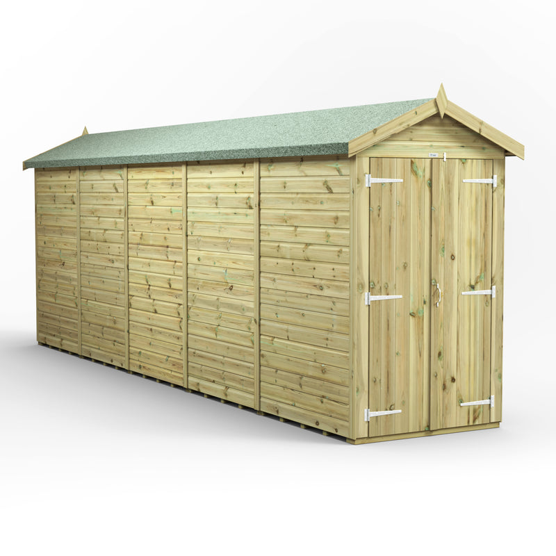 Extras | Double Door Option | Fast Delivery Power Premium Windowless Shiplap Apex Shed