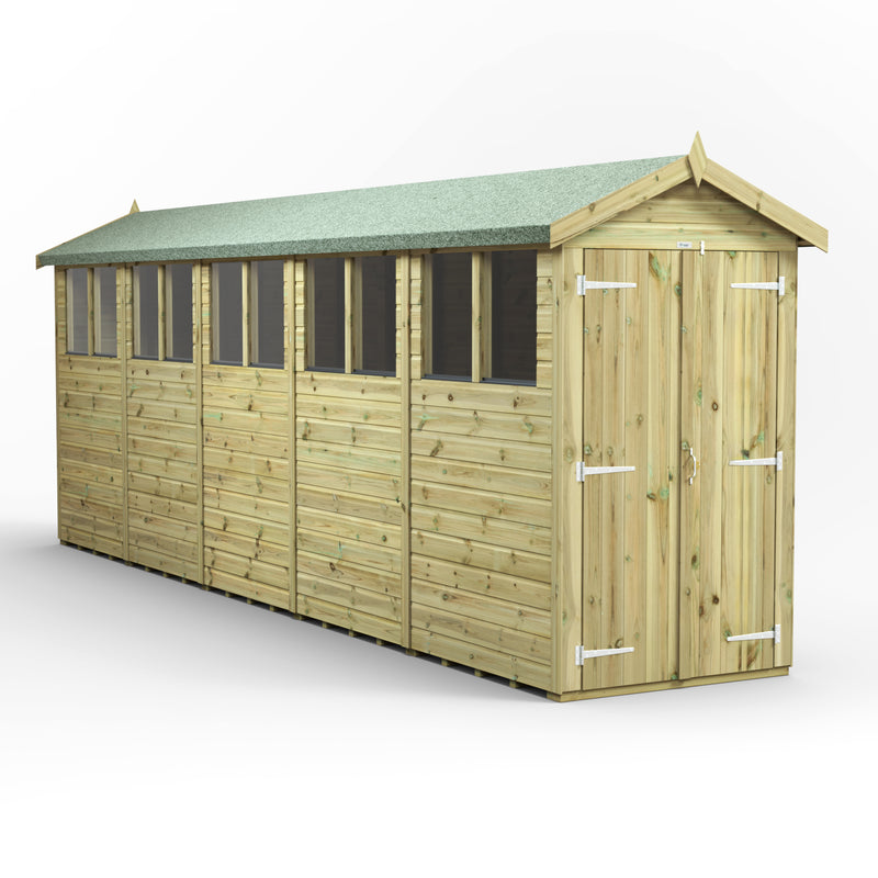 Extras | Double Door Option | Fast Delivery Power Premium Shiplap Apex Shed