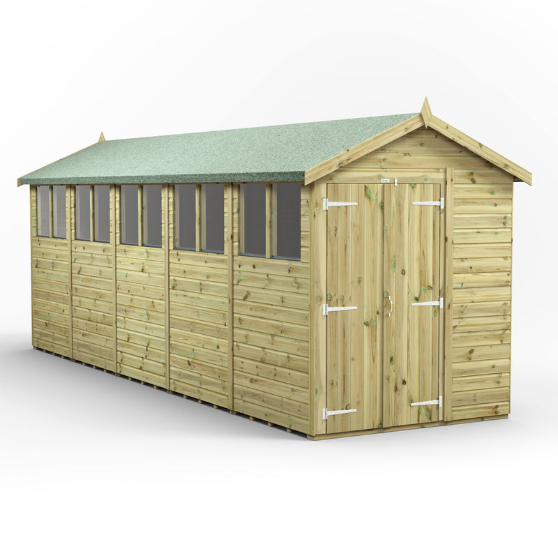 Extras | Double Door Option | Fast Delivery Power Premium Shiplap Apex Shed