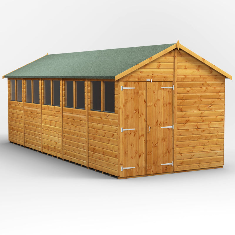 Extras | Double Door Option | Fast Delivery Power Premium Shiplap Apex Shed