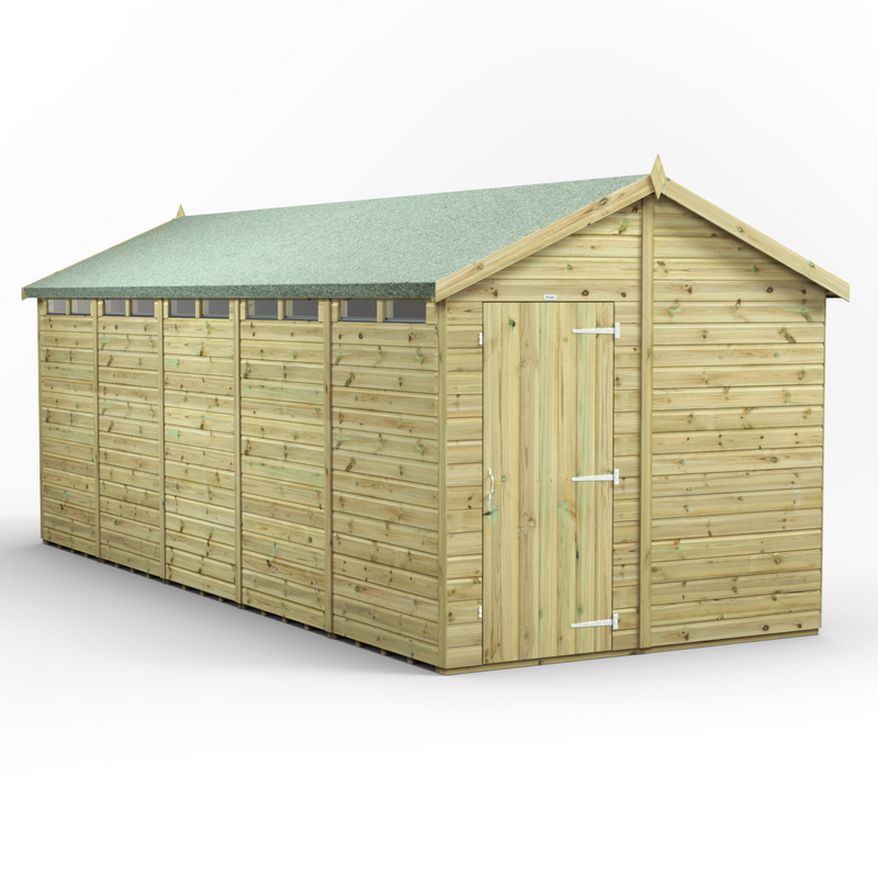Fast Delivery Purewell Power Premium Security Shiplap Apex Shed