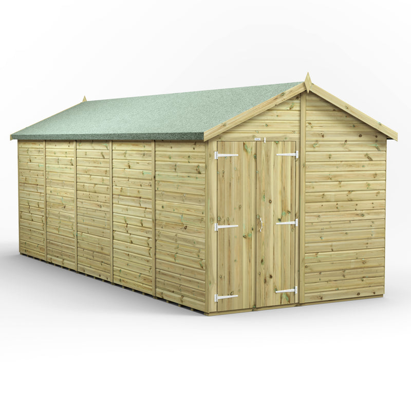 Extras | Double Door Option | Fast Delivery Power Premium Windowless Shiplap Apex Shed