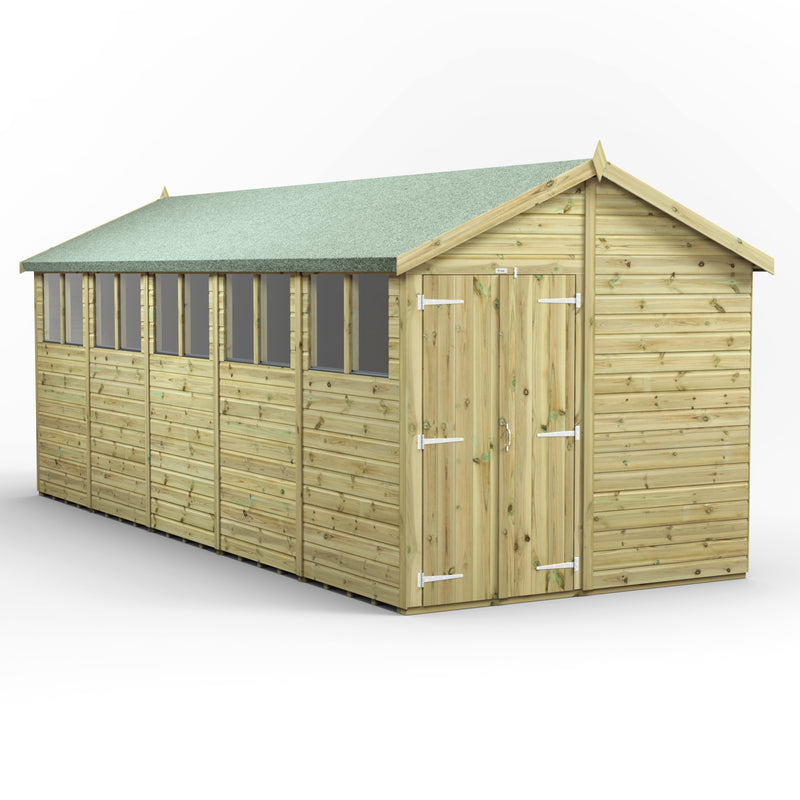 Extras | Double Door Option | Fast Delivery Power Premium Shiplap Apex Shed