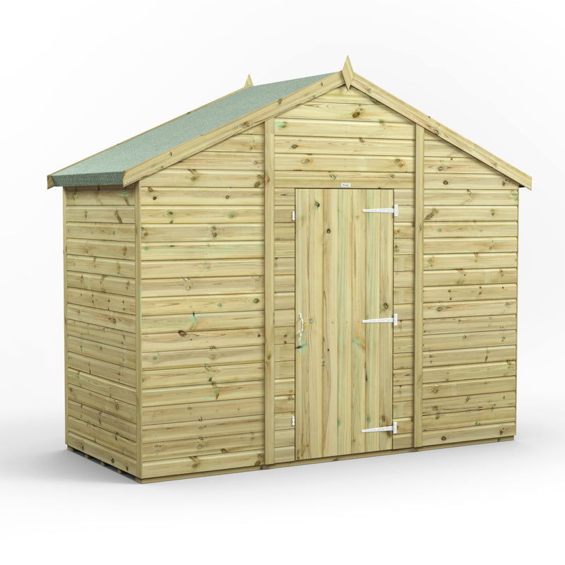 Fast Delivery Power Premium Windowless Shiplap Apex Shed