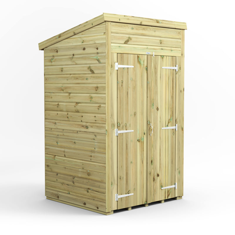 Extras | Double Door Option | Fast Delivery Power Premium Windowless Shiplap Pent Shed