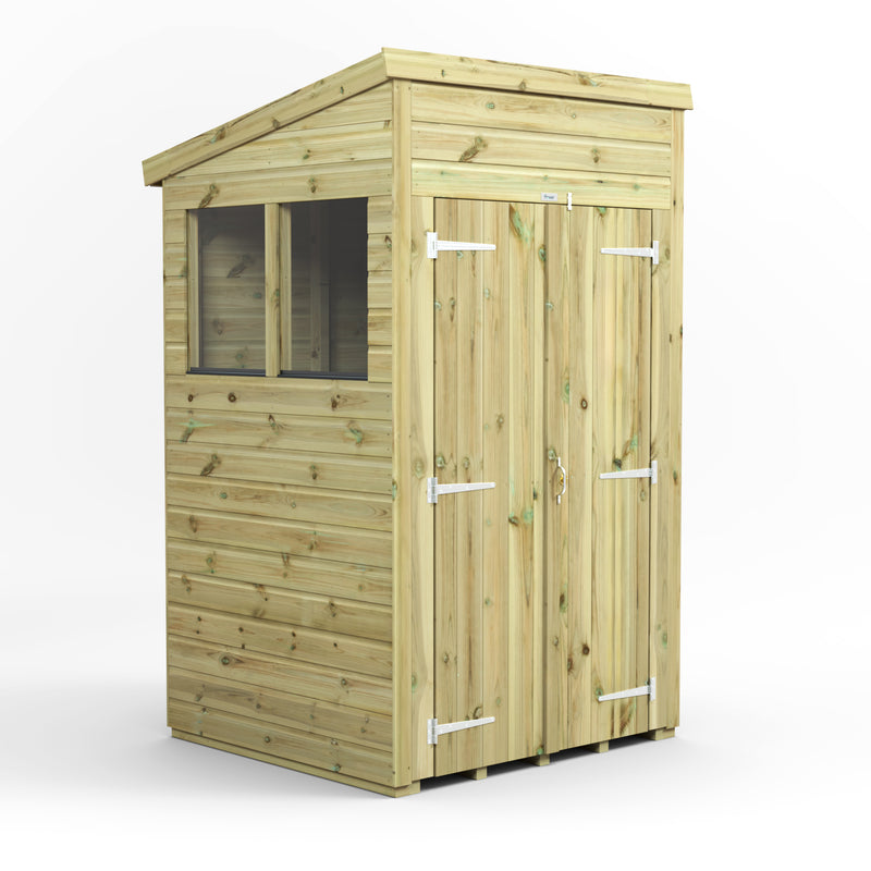 Extras | Double Door Option | Fast Delivery Power Premium Shiplap Pent Shed